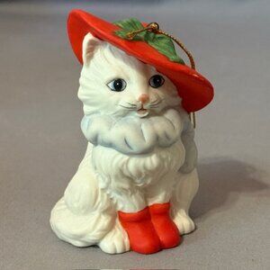 Vintage Cat Kitten Kitty Figurine Anthropomorphic Ebeling Reuss 1985 Art Deco